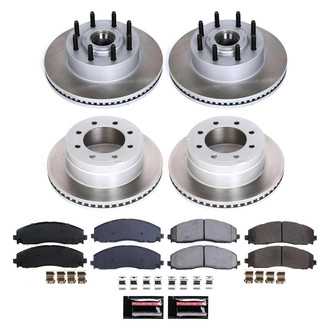 PowerStop® - Semi Coated Front and Rear Disc Brake Kit