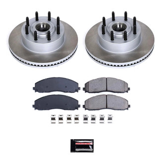 PowerStop® - Semi Coated Front Disc Brake Kit