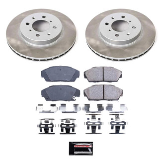 PowerStop® - Semi Coated Front Disc Brake Kit