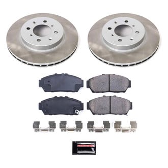 PowerStop® - Semi Coated Front Disc Brake Kit