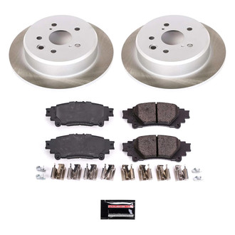 PowerStop® - Semi Coated Rear Disc Brake Kit