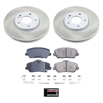 PowerStop® - Semi Coated Front Disc Brake Kit