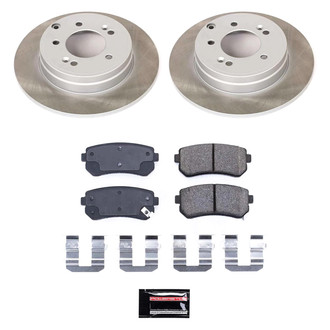 PowerStop® - Semi Coated Rear Disc Brake Kit
