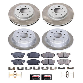 PowerStop® - Semi Coated Front and Rear Disc Brake Kit