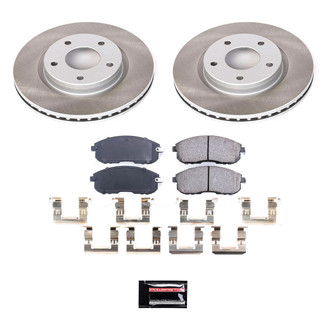 PowerStop® - Semi Coated Front Disc Brake Kit