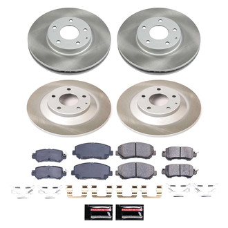PowerStop® - Semi Coated Front and Rear Disc Brake Kit