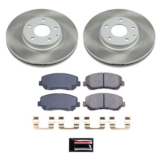 PowerStop® - Semi Coated Front Disc Brake Kit