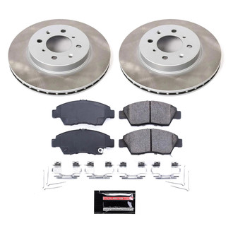 PowerStop® - Semi Coated Front Disc Brake Kit