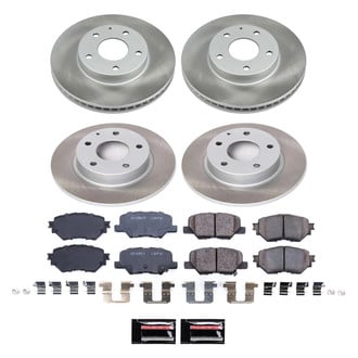 PowerStop® - Semi Coated Front and Rear Disc Brake Kit