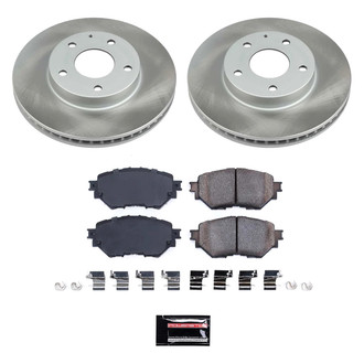 PowerStop® - Semi Coated Front Disc Brake Kit
