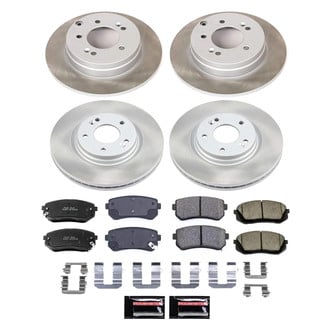 PowerStop® - Semi Coated Front and Rear Disc Brake Kit