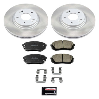 PowerStop® - Semi Coated Front Disc Brake Kit