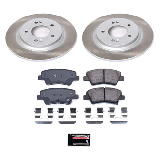 PowerStop® - Semi Coated Rear Disc Brake Kit