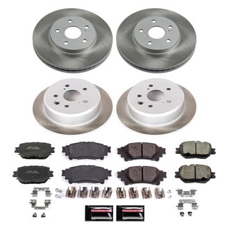 PowerStop® - Semi Coated Front and Rear Disc Brake Kit
