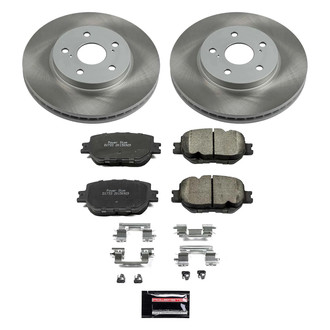 PowerStop® - Semi Coated Front Disc Brake Kit