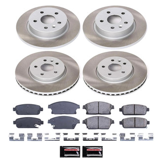 PowerStop® - Semi Coated Disc Brake Kit