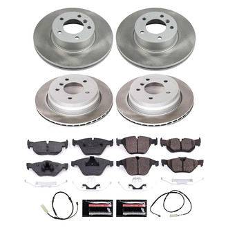 PowerStop® - Semi Coated Front and Rear Disc Brake Kit