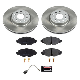 PowerStop® - Semi Coated Front Disc Brake Kit