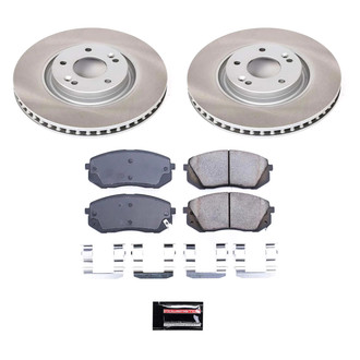 PowerStop® - Semi Coated Front Disc Brake Kit