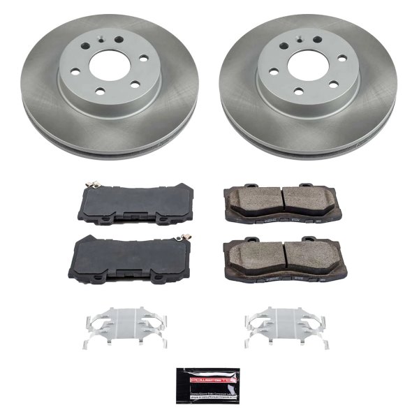  PowerStop® - Semi Coated Front Disc Brake Kit