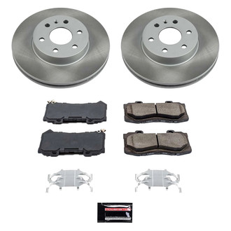 PowerStop® - Semi Coated Front Disc Brake Kit