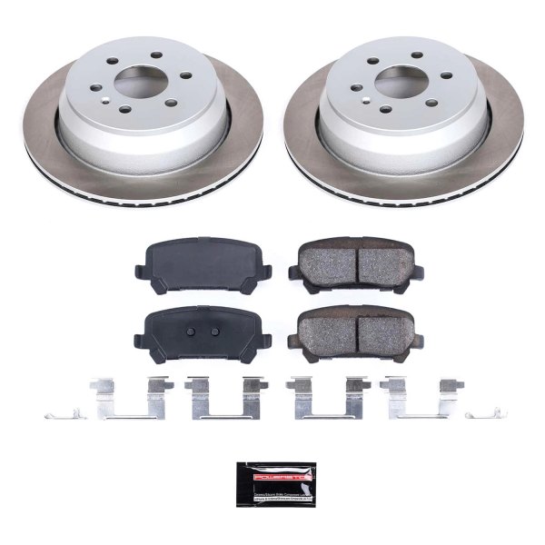  PowerStop® - Semi Coated Rear Disc Brake Kit