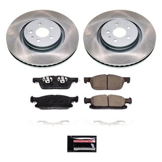 PowerStop® - Semi Coated Front Disc Brake Kit