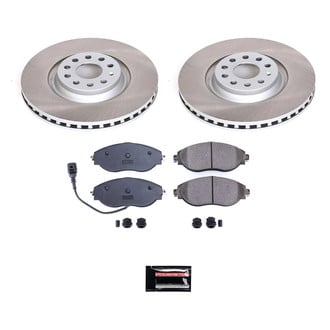 PowerStop® - Semi Coated Front Disc Brake Kit