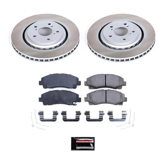 PowerStop® - Semi Coated Front Disc Brake Kit