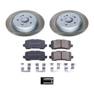 PowerStop® - Semi Coated Rear Disc Brake Kit