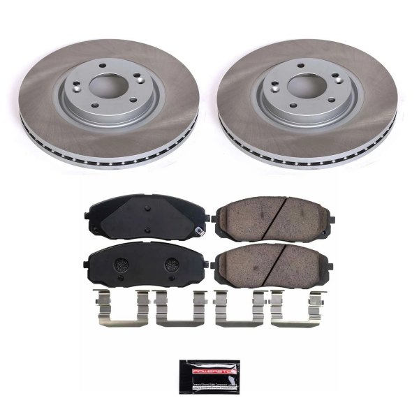  PowerStop® - Semi Coated Front Disc Brake Kit