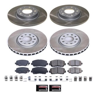 PowerStop® - Semi Coated Front and Rear Disc Brake Kit
