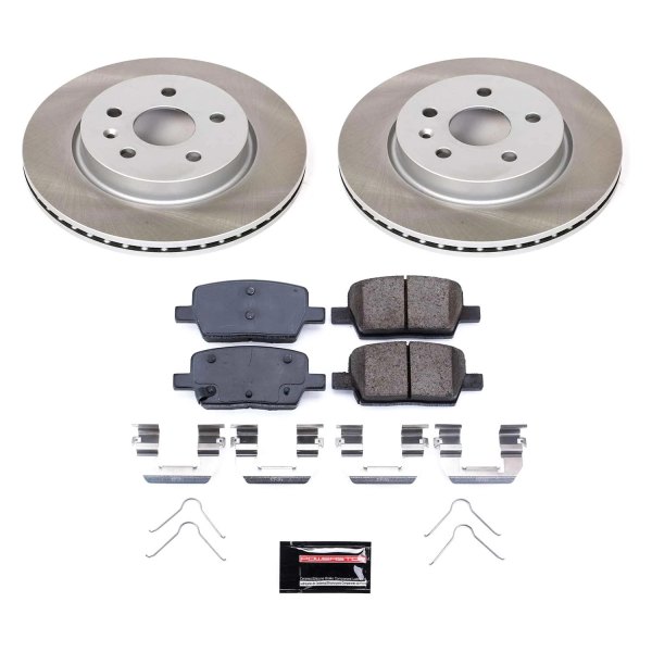  PowerStop® - Semi Coated Rear Disc Brake Kit