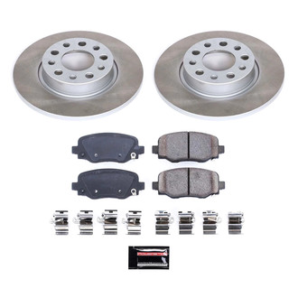 PowerStop® - Semi Coated Rear Disc Brake Kit