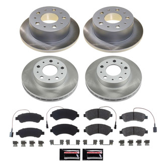 PowerStop® - Semi Coated Front and Rear Disc Brake Kit