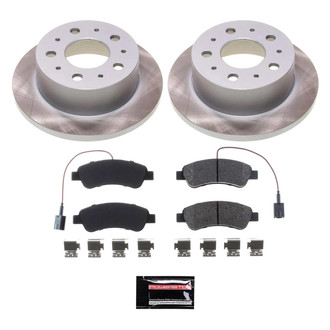 PowerStop® - Semi Coated Rear Disc Brake Kit