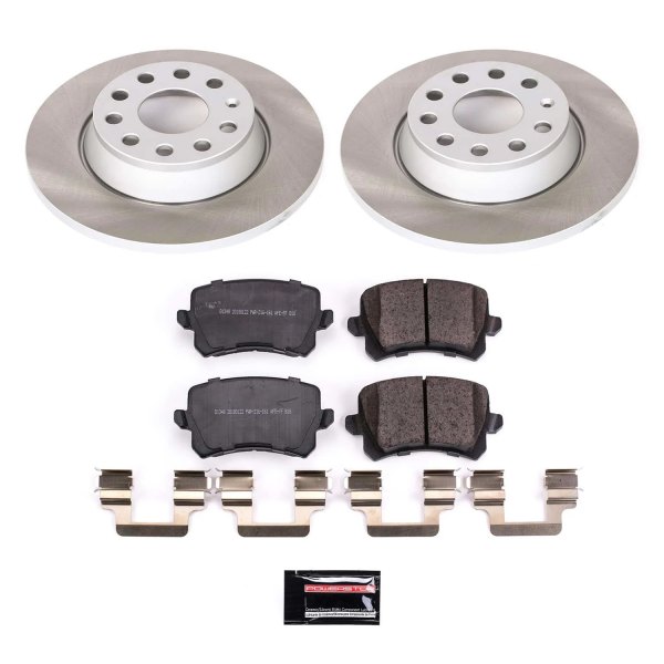  PowerStop® - Semi Coated Rear Disc Brake Kit