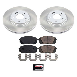PowerStop® - Semi Coated Front Disc Brake Kit