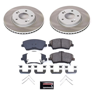 PowerStop® - Semi Coated Front Disc Brake Kit
