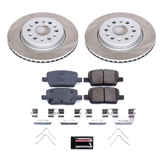 PowerStop® - Semi Coated Rear Disc Brake Kit
