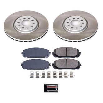 PowerStop® - Semi Coated Front Disc Brake Kit
