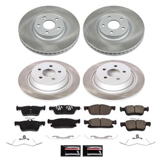 PowerStop® - Semi Coated Front and Rear Disc Brake Kit