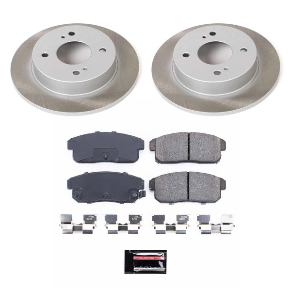  PowerStop® - Semi Coated Rear Disc Brake Kit