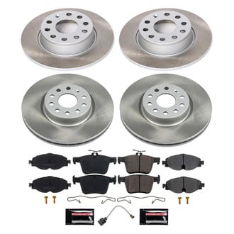 PowerStop® - Semi Coated Front and Rear Disc Brake Kit