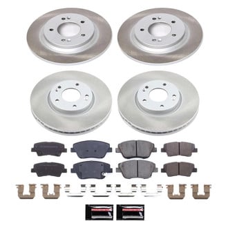 PowerStop® - Semi Coated Front and Rear Disc Brake Kit