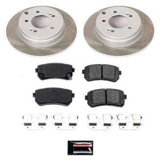 PowerStop® - Semi Coated Rear Disc Brake Kit