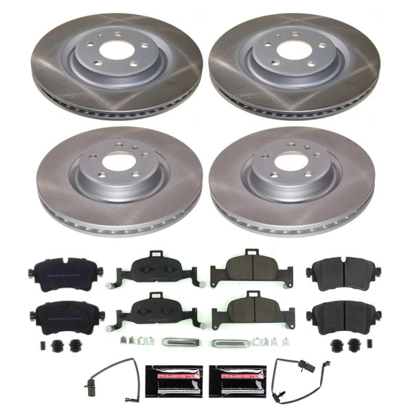  PowerStop® - Semi Coated Front and Rear Disc Brake Kit