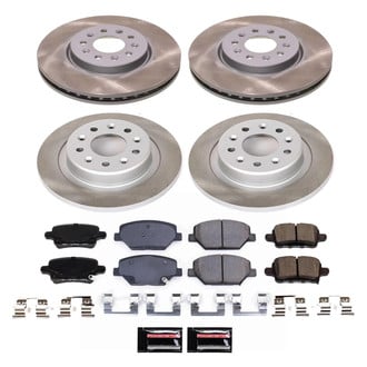 PowerStop® - Semi Coated Front and Rear Disc Brake Kit