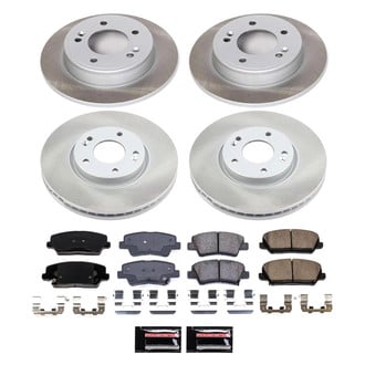 PowerStop® - Semi Coated Front and Rear Disc Brake Kit