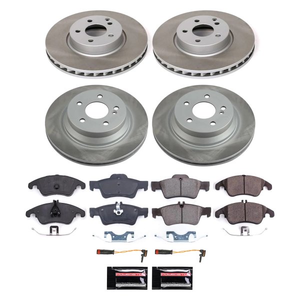  PowerStop® - Semi Coated Front and Rear Disc Brake Kit